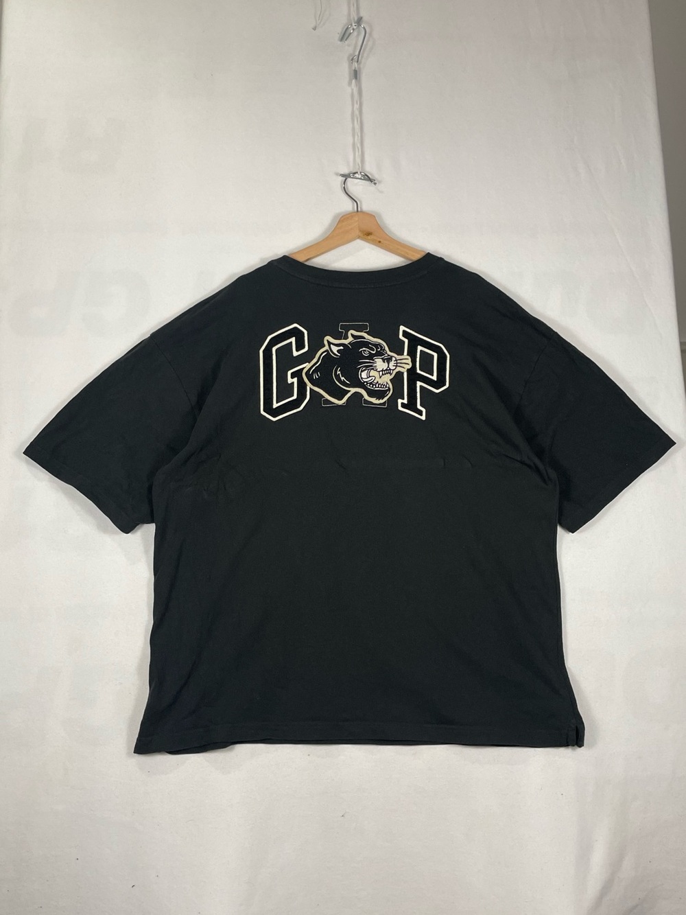 GAP x BKC Brooklyn Circus Black Pocket T shirt Oversized Sz XL